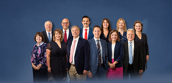 group blue background